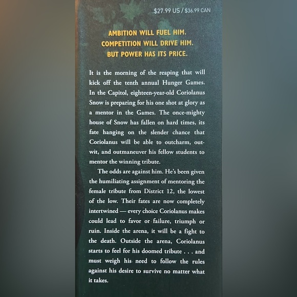 The Ballad of Songbirds and Snakes by Suzanne Collins hardback-NWT-16 available - Picture 3 of 15